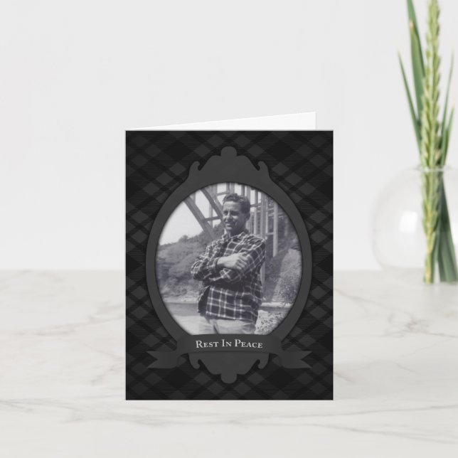 repouso nos anúncios do serviço funerário de paz (Frente)