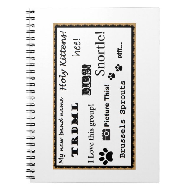 Represente isto! caderno (Frente)