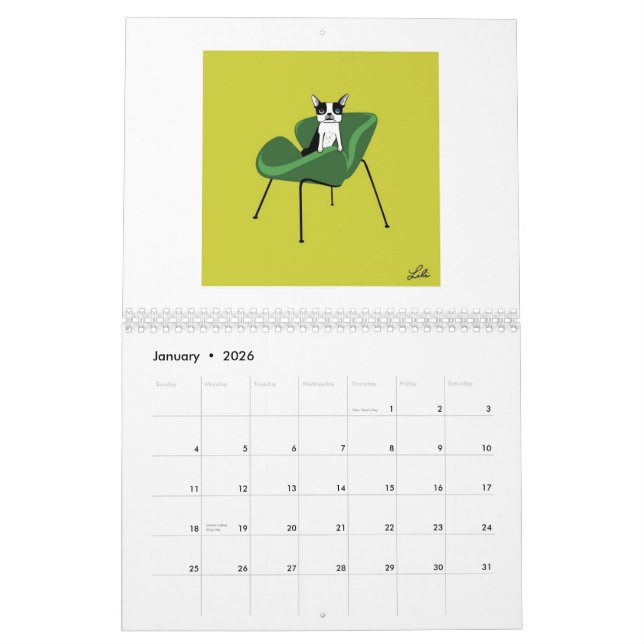 *reprinted* 2015 do calendário da dança do (Jan 2026)