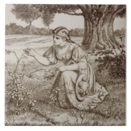 Repro Antique 1880s Minton Sepia Country Life