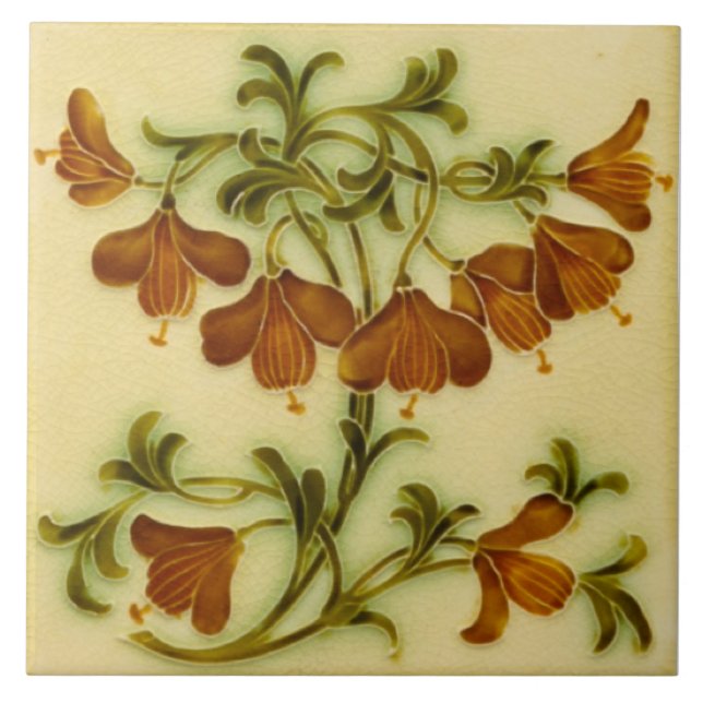 Repro Art Nouveau Floral Faux Emboscada (Frente)
