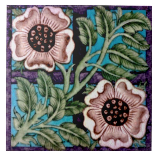 Repro Bright Pintado De Morgan Rosa & Trellis (Frente)