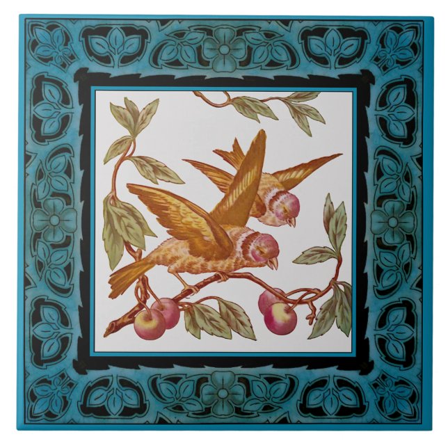 Repro De Transferências Colorido De Mão Vitoriano (Frente)