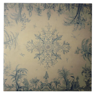 Repro Delft Azulejo Chinoiserie Cenário Picturesco