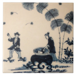 Repro Delft Azulejo Chinoiserie Witchcraft