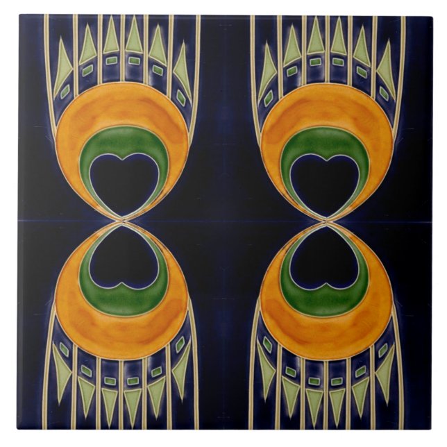 Repro German Art Nouveau Jugendstil Frieze Border (Frente)