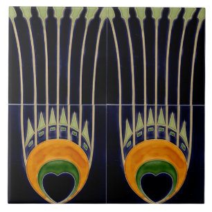 Repro German Art Nouveau Jugendstil Frieze Border