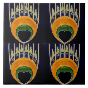 Repro German Art Nouveau Jugendstil Frieze Border