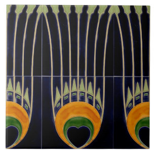 Repro German Art Nouveau Jugendstil Frieze Border