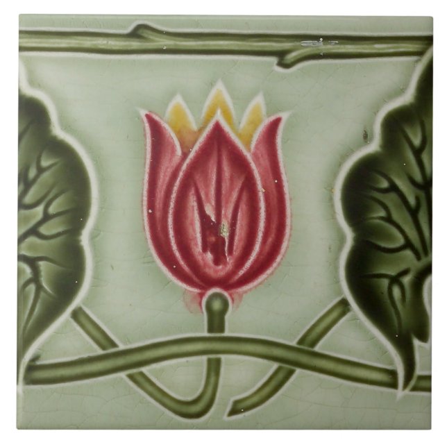 Repro German Art Nouveau Jugendstil Frieze Border (Frente)