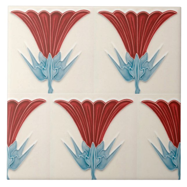 Repro German Art Nouveau Jugendstil Frieze Border (Frente)