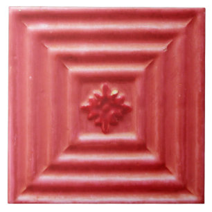 Repro Português Faux Alivio Red Floral Azulejo