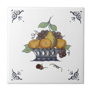 Repro - soquete de Fruta flexível no Azulejo branc