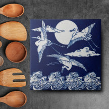 Repro Vintage Minton Blue e White English Azulejo