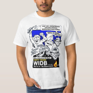 Reprodução da camisa do aniversário de WIDB