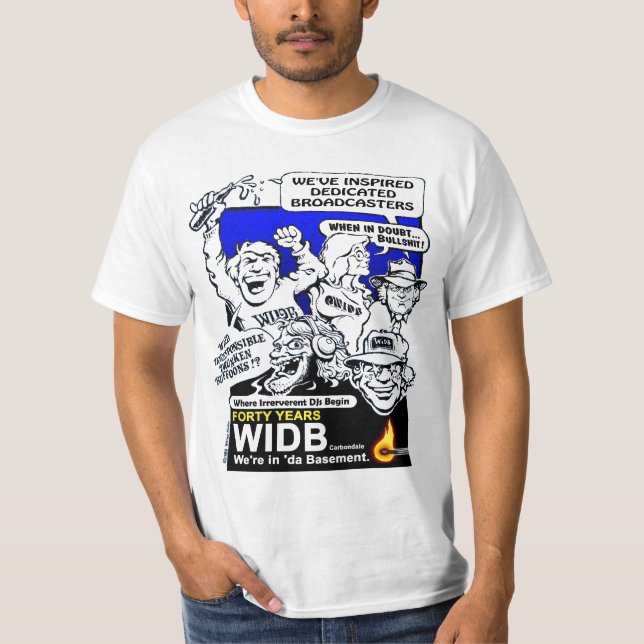 Reprodução da camisa do aniversário de WIDB (Frente)