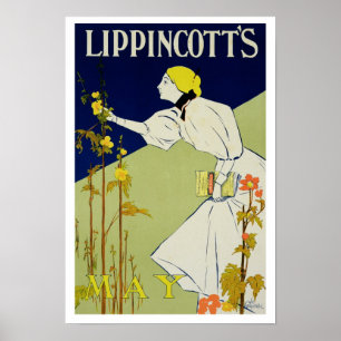 Reprodução da propaganda de poster 'um Lippincot