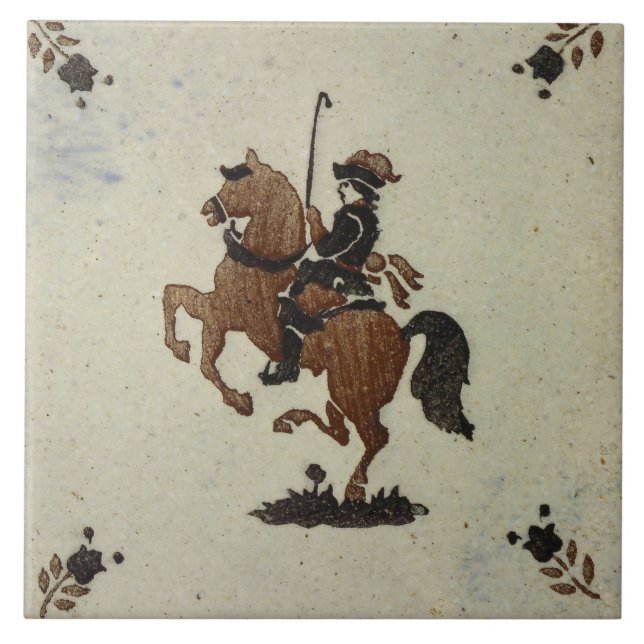 Reprodução de Azulejos Delft Marrom Vintage Holand (Frente)