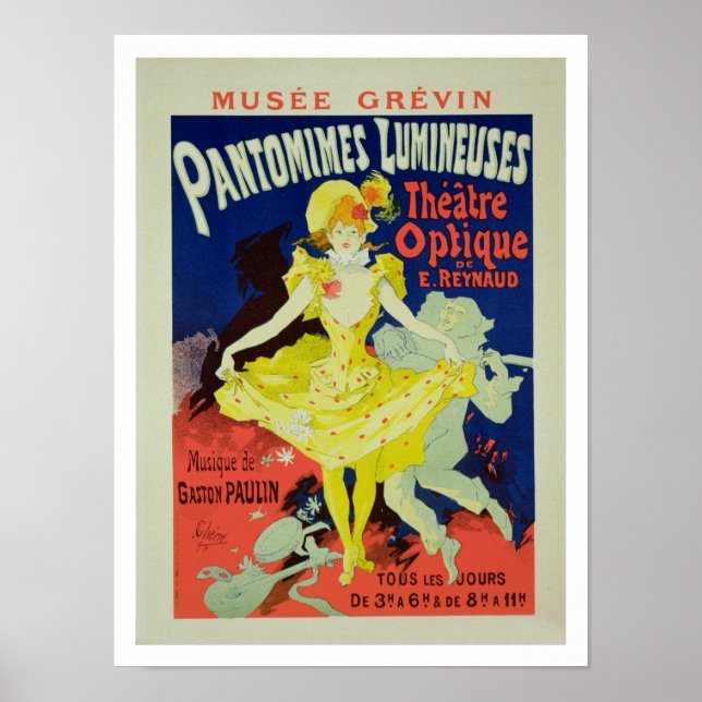 Reprodução de um anúncio de Poster 'Pantomimes L (Frente)