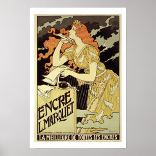 Reprodução de uma propaganda de poster 'Marquet