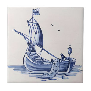 reproduções de azulejos à deriva que o barco sai p