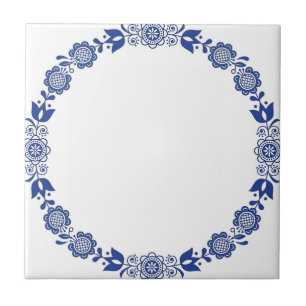 reproduções de azulejos delft flores modernas