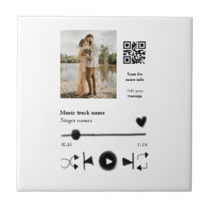 Reprodutor de música personalizado casal amor códi