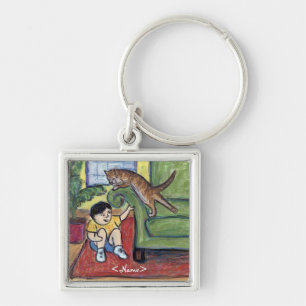 Reproduzindo Chaveiro de Arte Personalizada do Gat