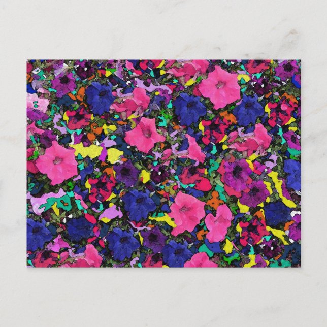 Reproduzindo Flores ~ Cartão Postal / Convite (Frente)