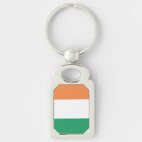República da Irlanda Flag Metal Chaveiro