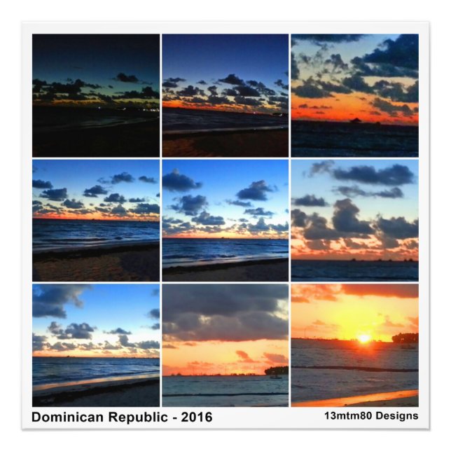 República Dominicana - Impressão de Foto (Frente)