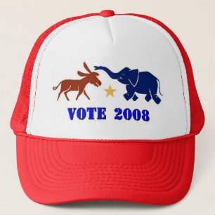 REPUBLICANO DE DEMOCRATA DO CHAPÉU DO BONÉ DOS