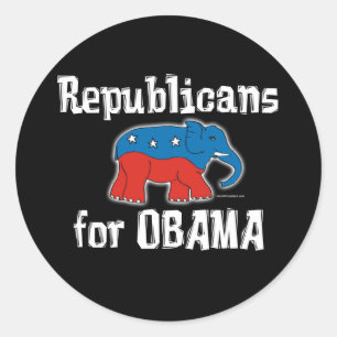 Republicanos para etiquetas de Obama