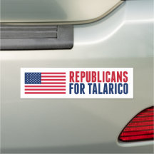Republicanos para Talarico 2026 Eleição Adesivo de