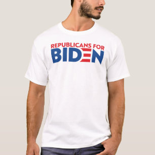 Republicanos Pela Camiseta Branca De Biden Unisex