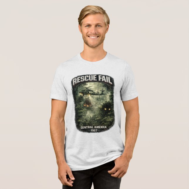 Rescue Fail Masculino Bella+Canvas (Frente Completa)