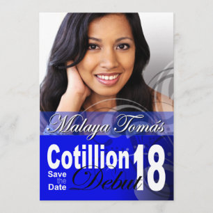 Reserve A Data 18º aniversário Cotillion Debut Save the Date Phot