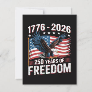Reserve A Data 250 Anos 1776 2026 250º 4 de Julho
