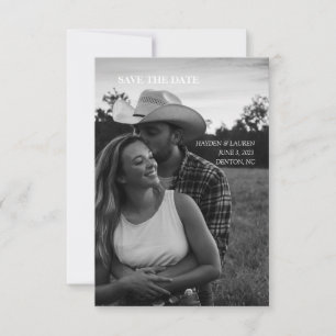 Reserve A Data 3,5" x 5" Flat Save The Date Card
