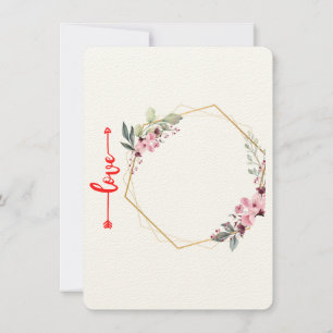 Reserve A Data 3,5" x 5" Flat Save The Date Card