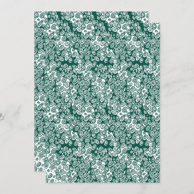 Reserve A Data 3D Optical Illusion – Geometric Abstract Art Poste (Frente/Verso)