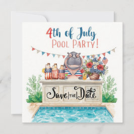 Reserve A Data 4th of July Pool Party with Hippo 