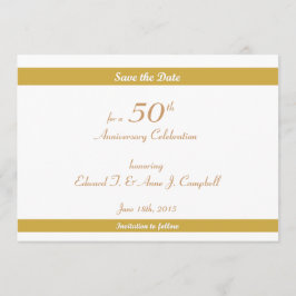 Reserve A Data 50º Aniversário/Salvar as Datas