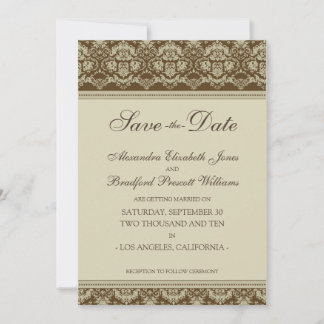 Reserve A Data 5x7 Salva Plana Data Vintage Barroco :: sepia
