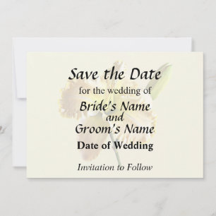 Reserve A Data Abastecimentos de Casamento de Lily no Dia Amarelo