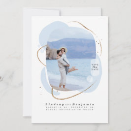 Reserve A Data Abstrato Geométrico Moderno Salve A Foto Da Data