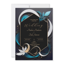 Abstrato moderno, casamento elegante, branco, ouro