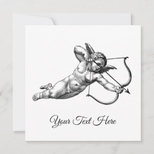 Reserve A Data Adesivo Etiqueta Amor Cupido Querubim Vintage