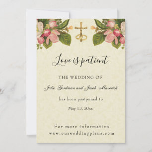 Reserve A Data Adiamento de Casamento Florestal de Cereja Católic