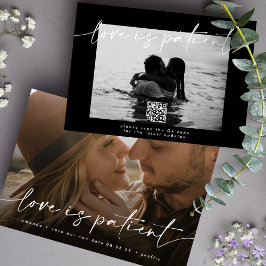 Reserve A Data Adiamento do casamento Alterar a data QR CODE Foto